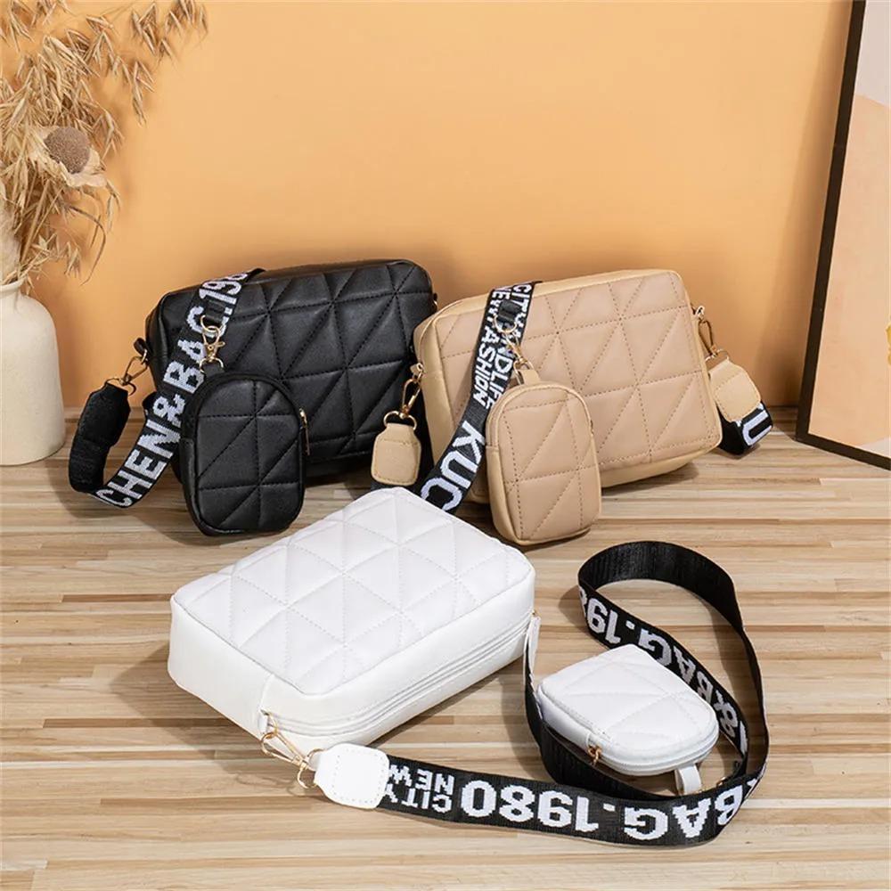 Girls white leather crossbody bags