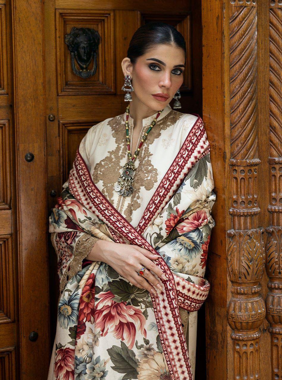 3Pcs Women's Unstitched Suit