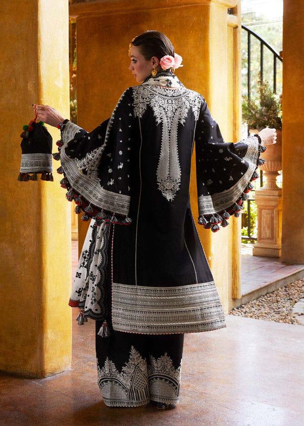 3pc Women Unstitched Embroidered Suit