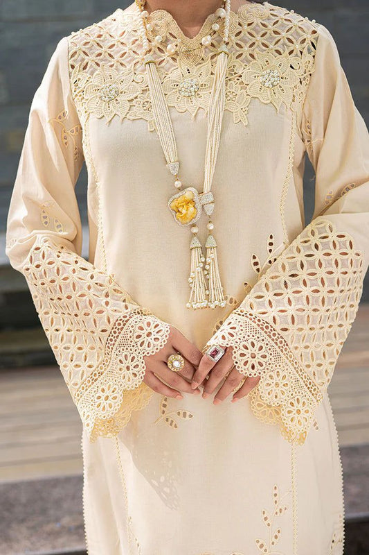 3Pcs Women's Unstitched Embroidered Suit